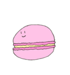 ゆるマカロン（個別スタンプ：1）