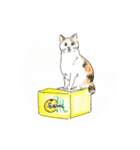 まゆにゃんず(ΦωΦ)イラスト（個別スタンプ：4）