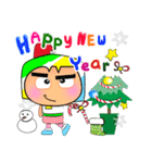 Natsumi^^...17Merry Christmas.（個別スタンプ：33）