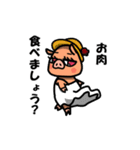かわいい豚の日常会話（個別スタンプ：15）