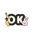 にんじんとうさぎ。（個別スタンプ：2）