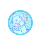 丸の中の動物たち（個別スタンプ：7）