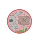 丸の中の動物たち（個別スタンプ：11）