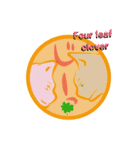 丸の中の動物たち（個別スタンプ：17）