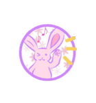 丸の中の動物たち（個別スタンプ：19）
