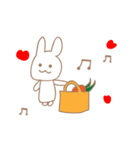 ウサギは今日何してる？（個別スタンプ：3）