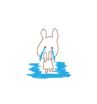 ウサギは今日何してる？（個別スタンプ：5）