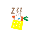 ウサギは今日何してる？（個別スタンプ：9）