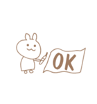 ウサギは今日何してる？（個別スタンプ：14）