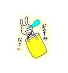 蝶ネクタイのうさぎ（個別スタンプ：13）