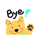 犬のぷるたくん(English)（個別スタンプ：8）