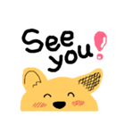 犬のぷるたくん(English)（個別スタンプ：9）