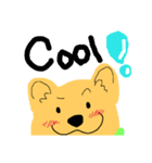 犬のぷるたくん(English)（個別スタンプ：18）
