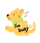 犬のぷるたくん(English)（個別スタンプ：26）