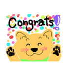 犬のぷるたくん(English)（個別スタンプ：28）