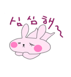 楽しくトッキング韓国語4（個別スタンプ：6）