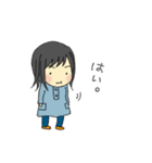 真顔の2歳児_よく使う言葉（個別スタンプ：1）