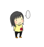 真顔の2歳児_よく使う言葉（個別スタンプ：17）