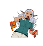 エルフさんは痩せられない。（個別スタンプ：13）