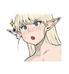 エルフさんは痩せられない。（個別スタンプ：28）