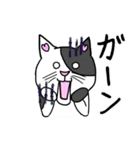 ネコのほんわかな無難なスタンプです。（個別スタンプ：24）