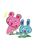 うさぎとくまの夫婦 日常会話編 2（個別スタンプ：39）