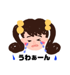 お絵描き女の子スタンプ（個別スタンプ：2）