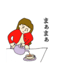 前髪は短い派の女子達（個別スタンプ：13）