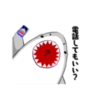 使いやすい言葉 大口サメくん 冬バージョン（個別スタンプ：21）