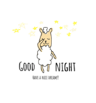 ラマのマーブル（個別スタンプ：3）