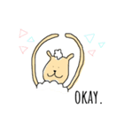 ラマのマーブル（個別スタンプ：6）