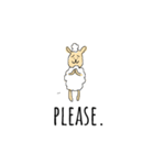 ラマのマーブル（個別スタンプ：9）