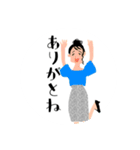 女子のお気持ちスタンプ（個別スタンプ：4）