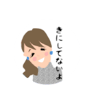 女子のお気持ちスタンプ（個別スタンプ：12）