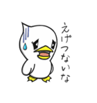 京都からお越しの白アヒルさんとカルガモ（個別スタンプ：8）