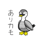 京都からお越しの白アヒルさんとカルガモ（個別スタンプ：14）
