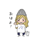 出っ歯女子ー！（個別スタンプ：2）