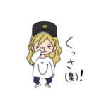 出っ歯女子ー！（個別スタンプ：7）