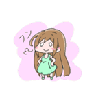 ゆるめ女の子の日常会話スタンプ2（個別スタンプ：1）