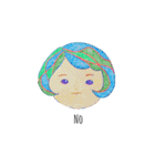 まんまるおんなのこ manmaru girl（個別スタンプ：23）