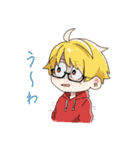 だんごときょうりゅうのスタンプ1（個別スタンプ：5）