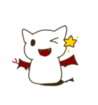 これは白い猫です！ ？ - 悪魔の記事（個別スタンプ：3）