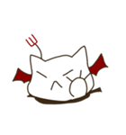 これは白い猫です！ ？ - 悪魔の記事（個別スタンプ：4）
