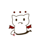 これは白い猫です！ ？ - 悪魔の記事（個別スタンプ：5）