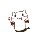 これは白い猫です！ ？ - 悪魔の記事（個別スタンプ：11）