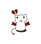 これは白い猫です！ ？ - 悪魔の記事（個別スタンプ：15）