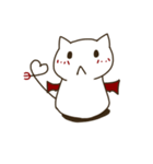 これは白い猫です！ ？ - 悪魔の記事（個別スタンプ：16）