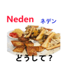 食べ物の写真 トルコ語と日本語（個別スタンプ：17）