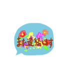 花 日常 よく使う言葉（個別スタンプ：16）