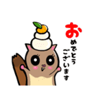 ももたん。冬の気配（個別スタンプ：25）